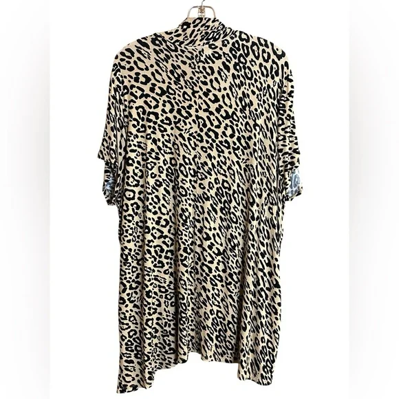 Maurices Animal Print Women's Open Front Kimono - Picture 3 of 8